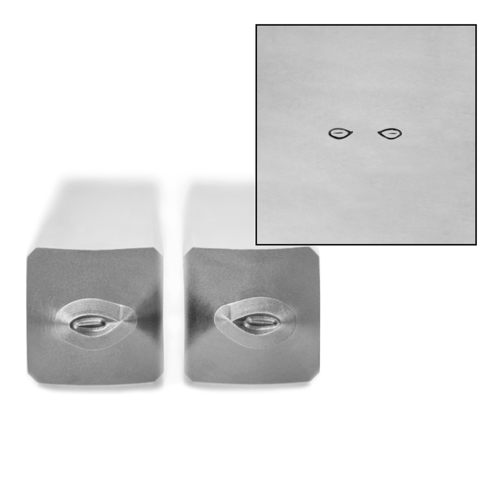 Metal Stamping Tools Stem Leaf Set Metal Design Stamps, 1mm, by Stamp Yours